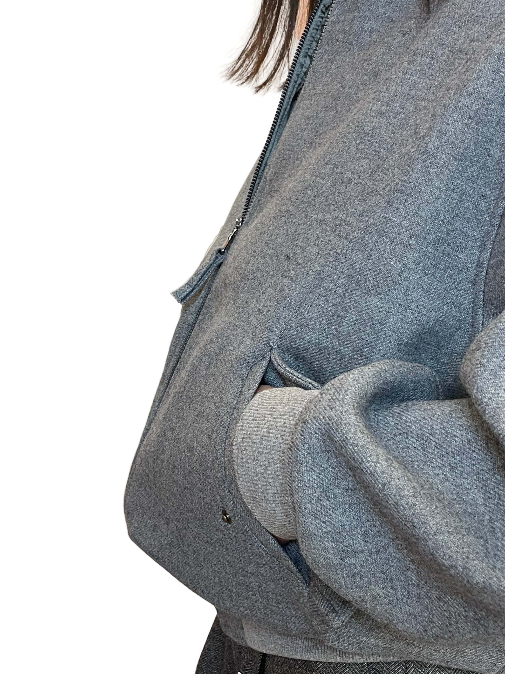 Bomber Verità&Vanità Grigio