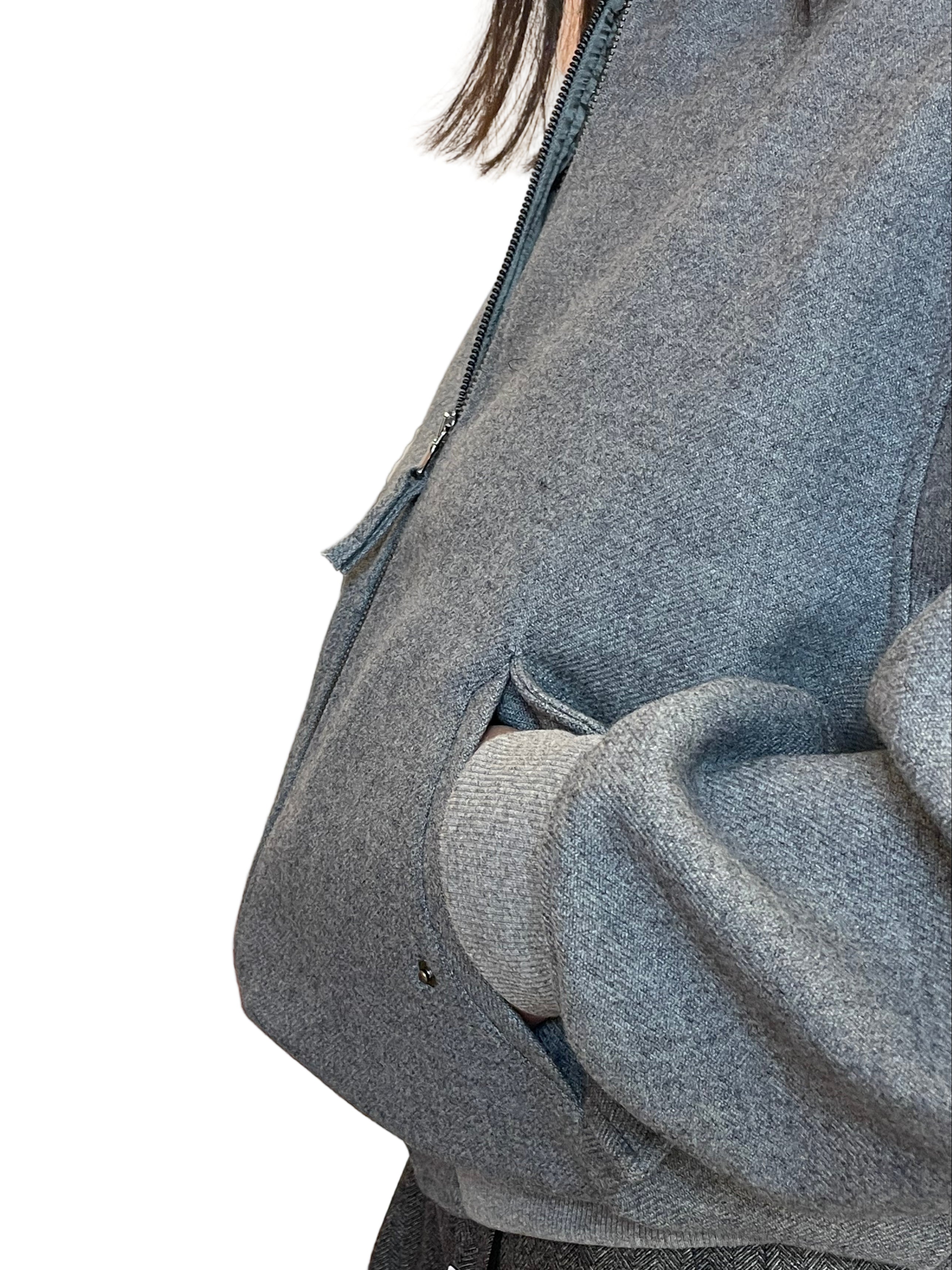 Bomber Verità&Vanità Grigio