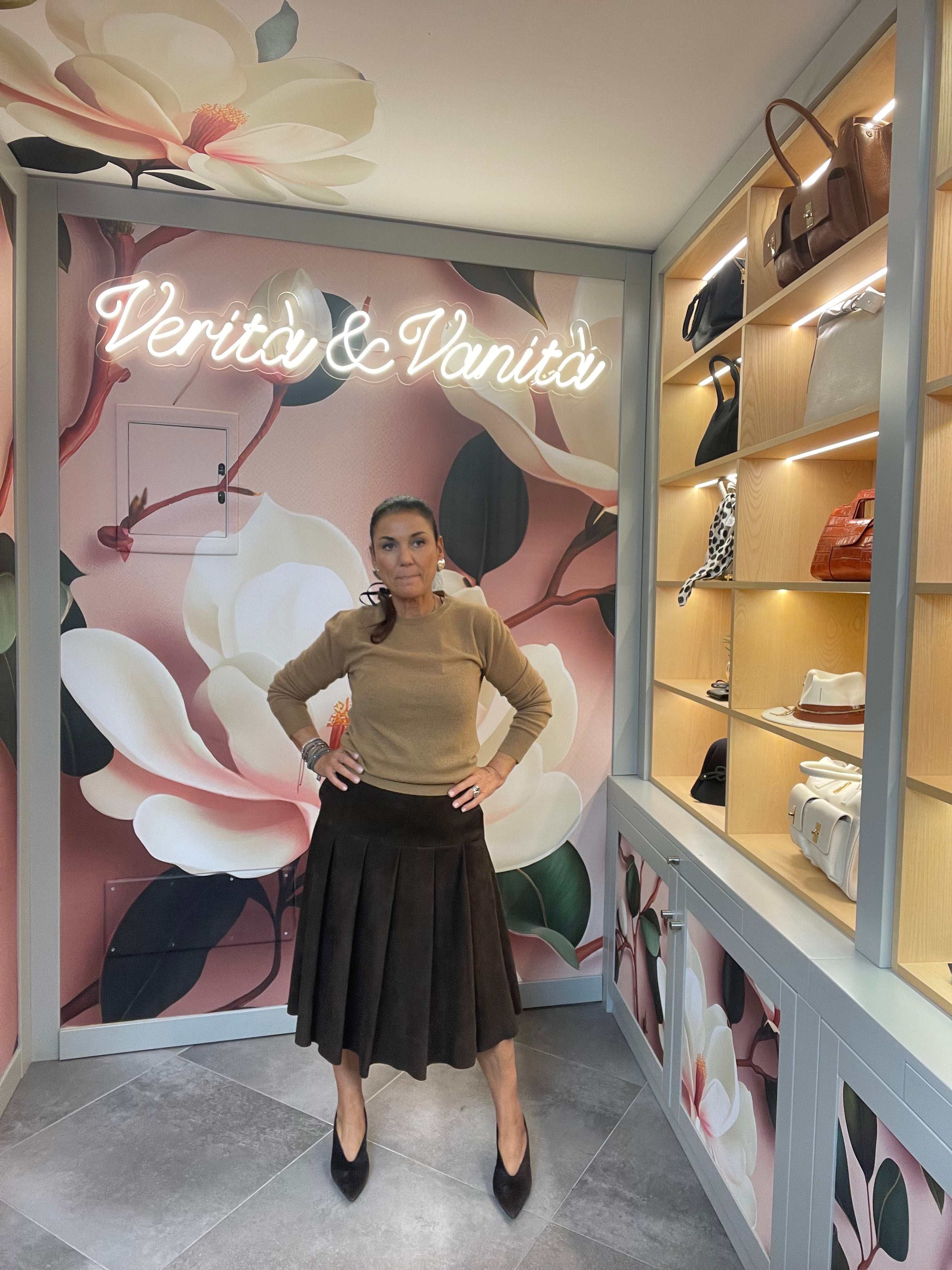 Gonna Suede Mèthode Marrone