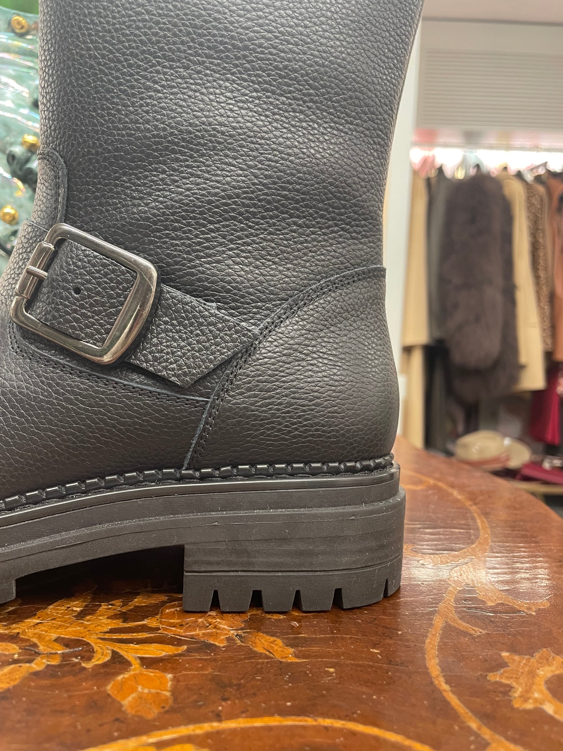 Stivale Biker Argilla