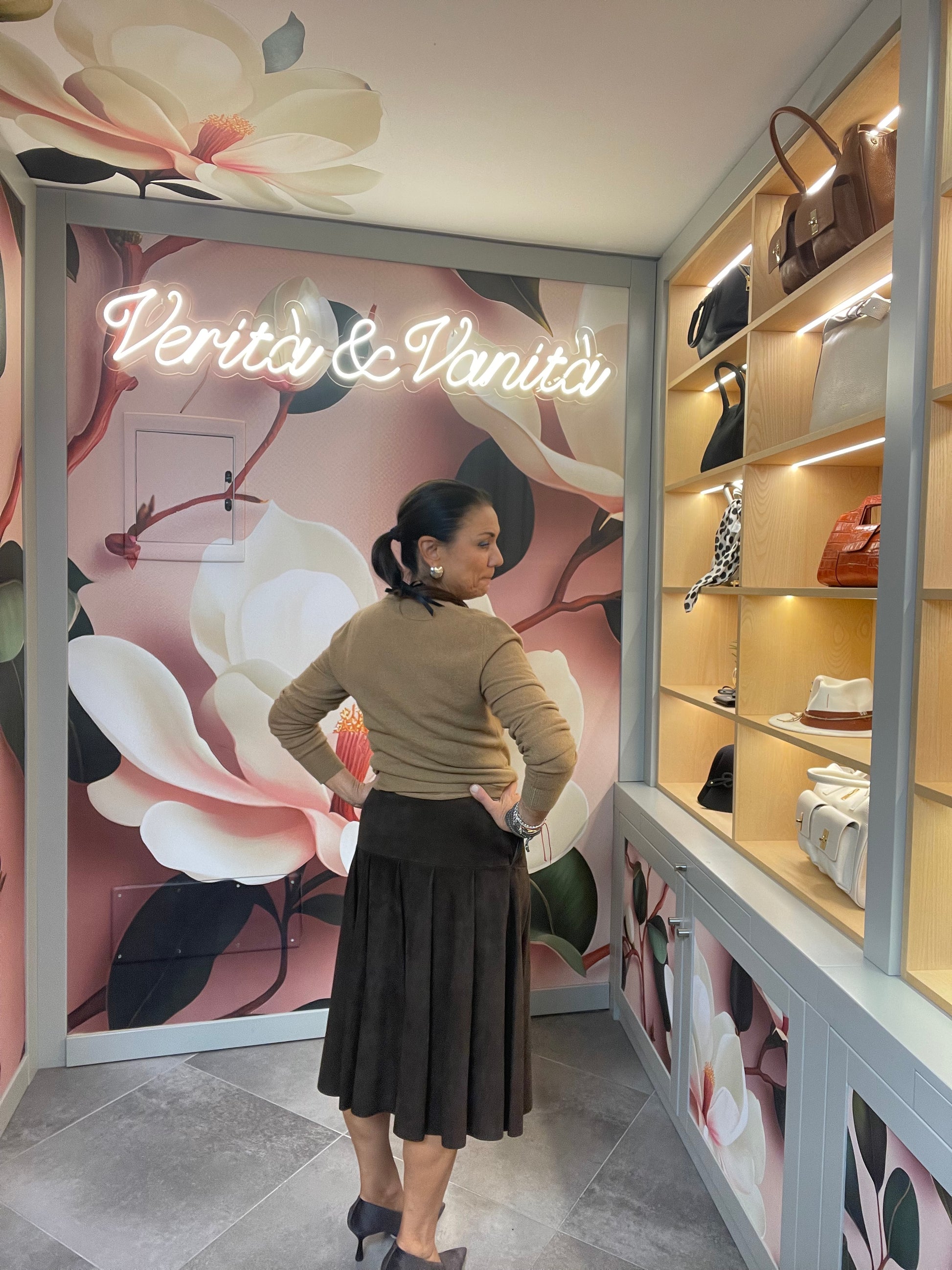 Gonna Suede Mèthode Marrone