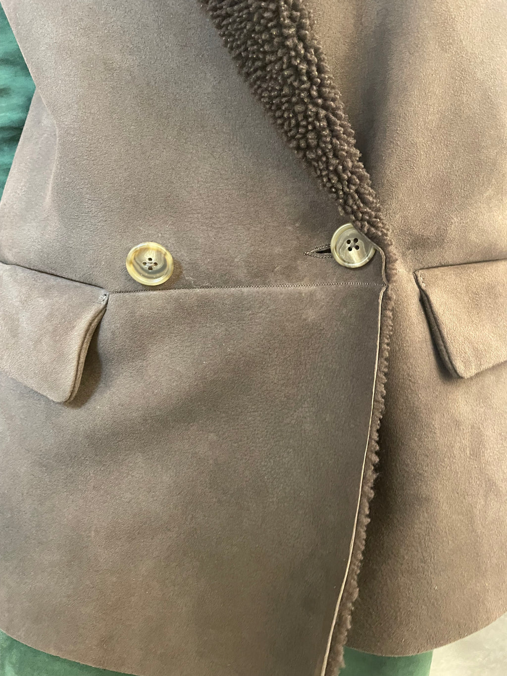 Gilet Shearling Mèthode Marrone