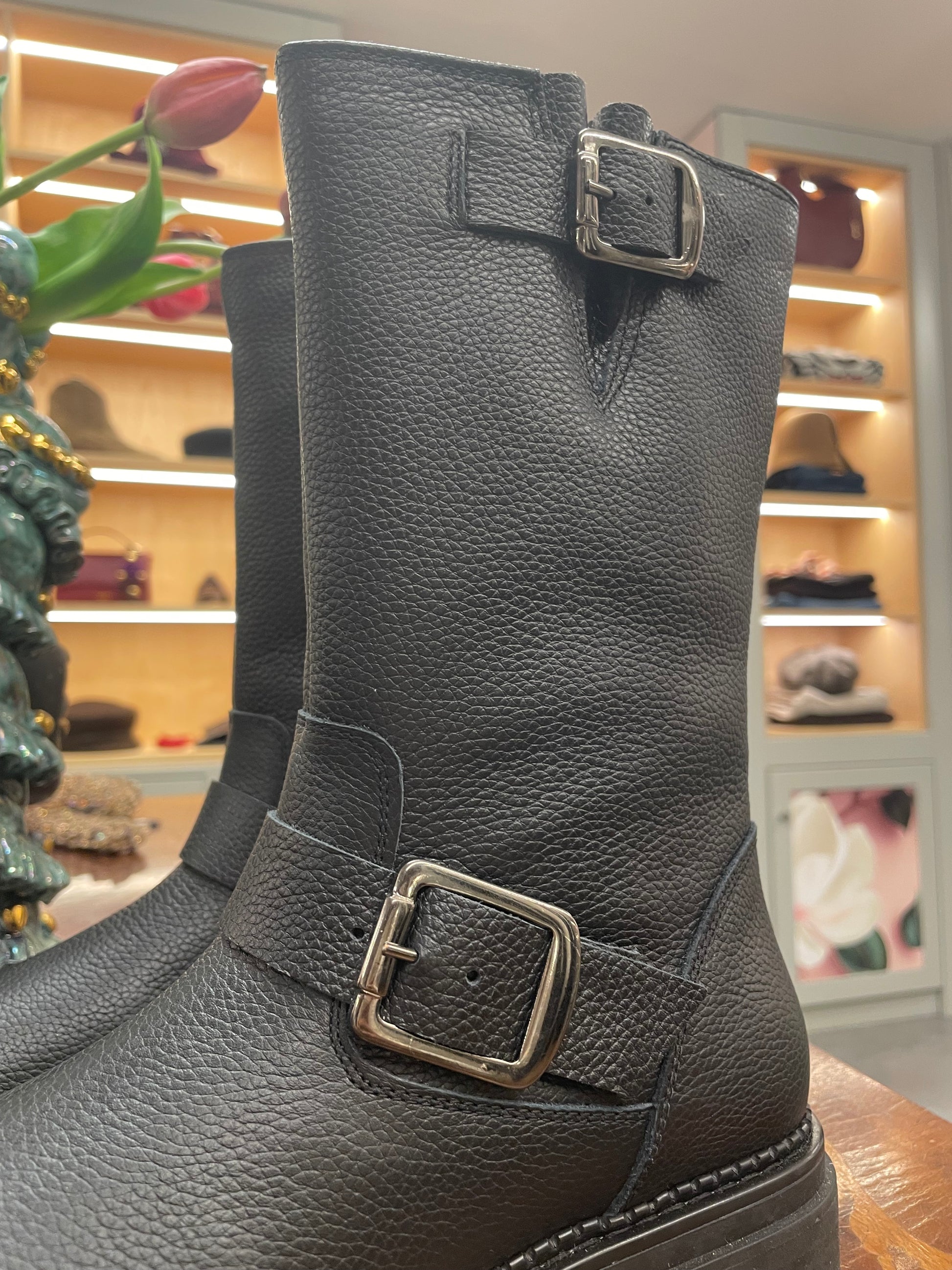 Stivale Biker Argilla