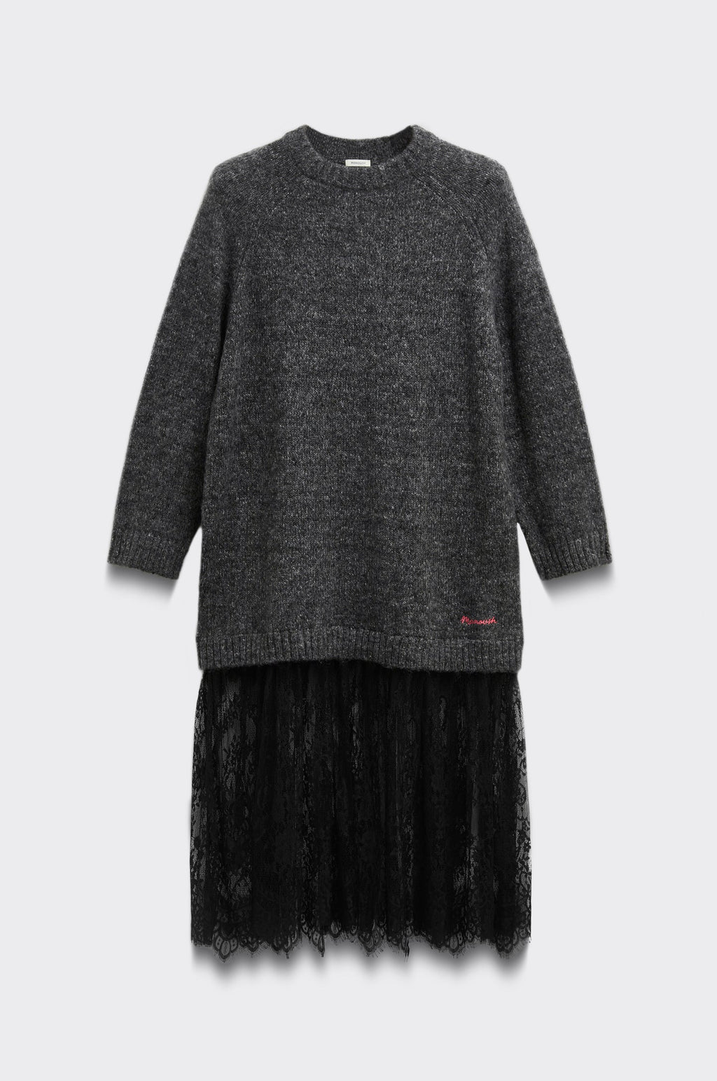 Abito in lana MANOUSH con dettaglio pizzo