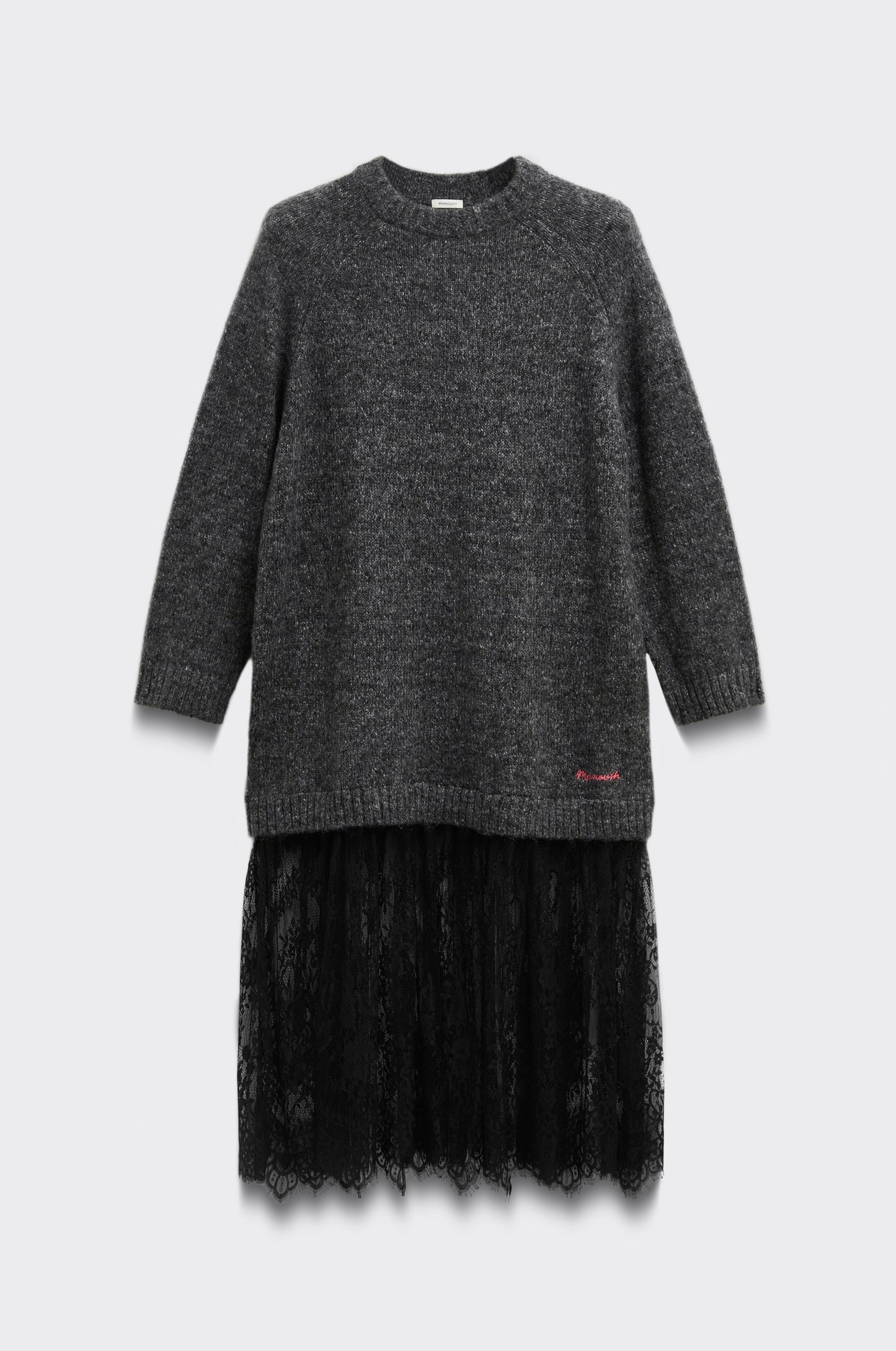 Abito in lana MANOUSH con dettaglio pizzo