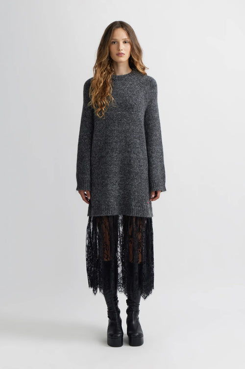 Abito in lana MANOUSH con dettaglio pizzo