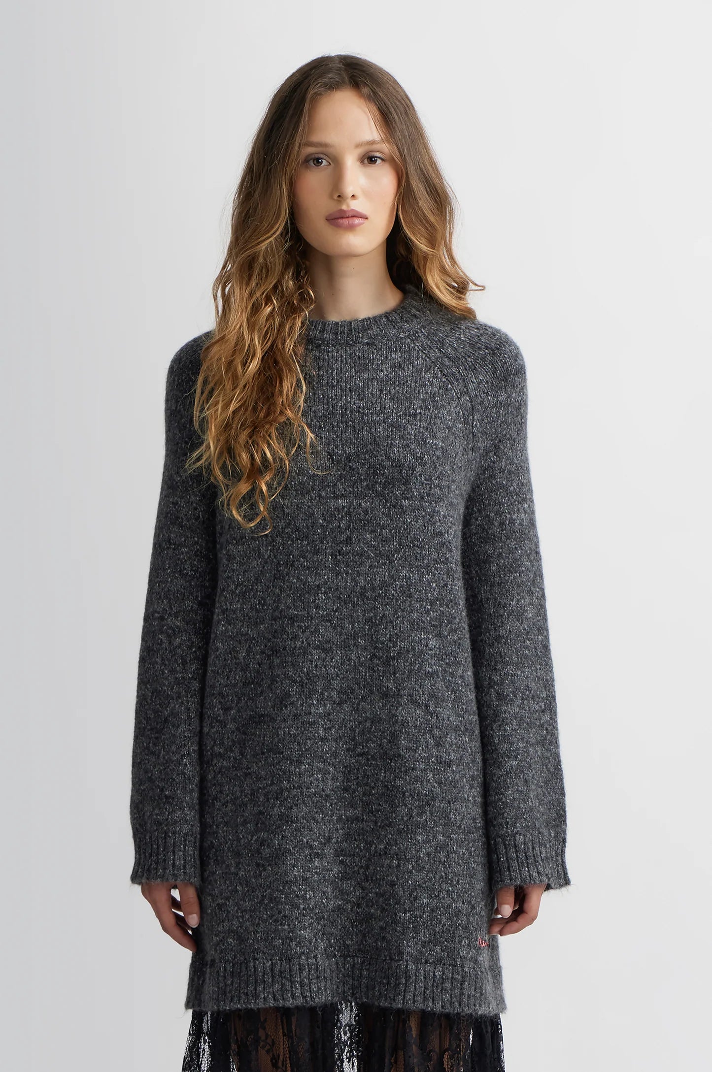 Abito in lana MANOUSH con dettaglio pizzo