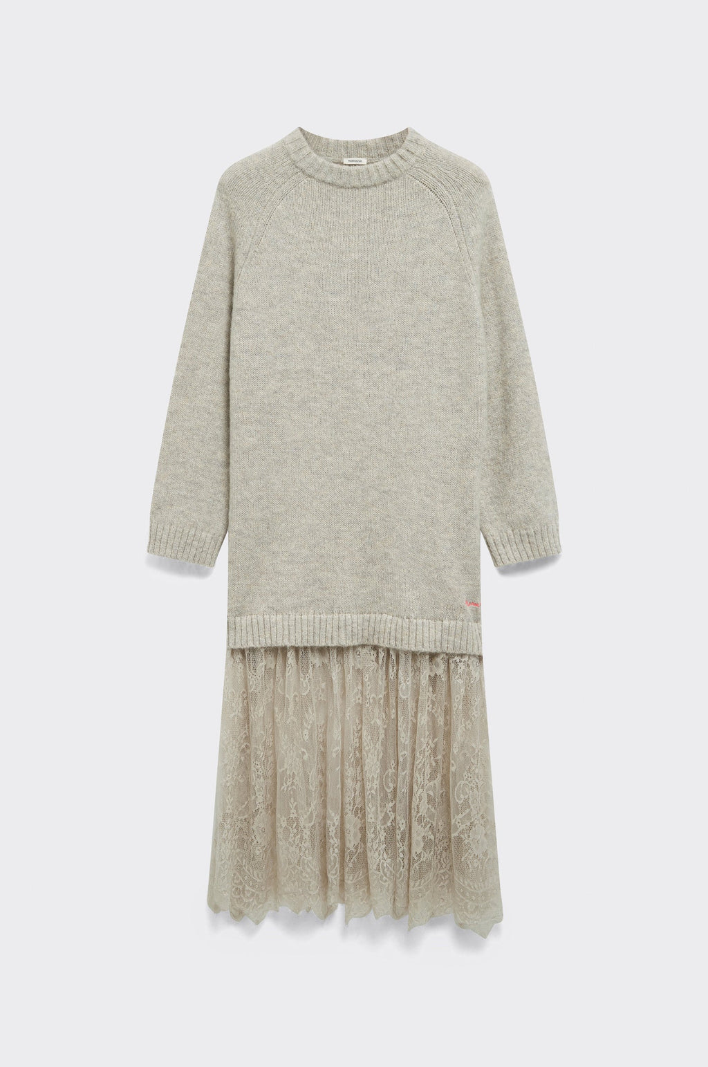 Abito in lana MANOUSH con dettaglio in pizzo