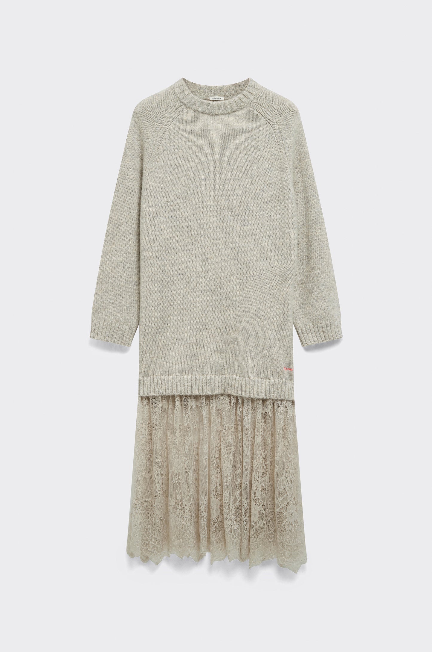 Abito in lana MANOUSH con dettaglio in pizzo