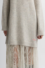 Abito in lana MANOUSH con dettaglio in pizzo