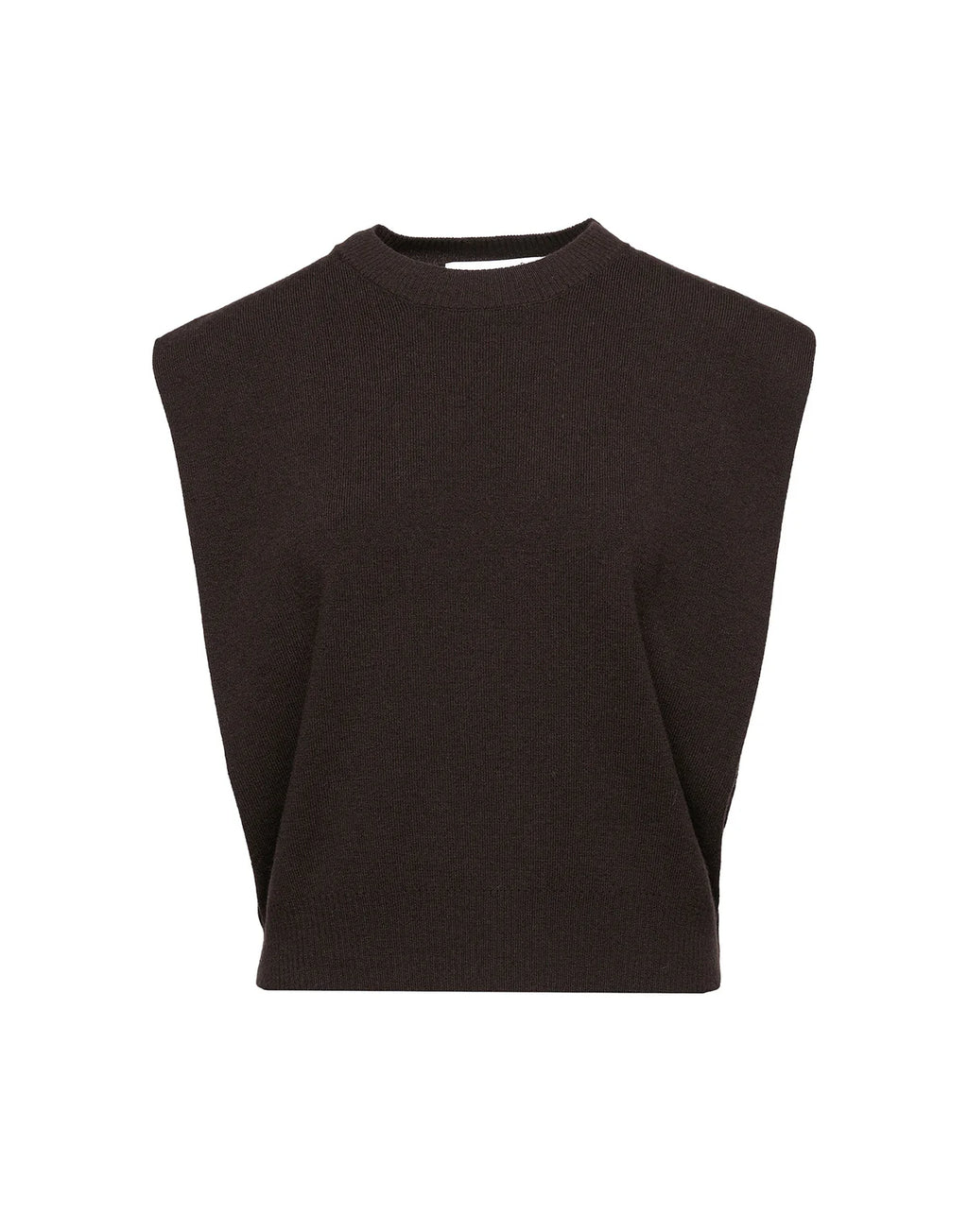 Gilet Douuod Titano Girocollo in Lana e Cashmere Ciocco