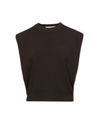 Gilet Douuod Titano Girocollo in Lana e Cashmere Ciocco