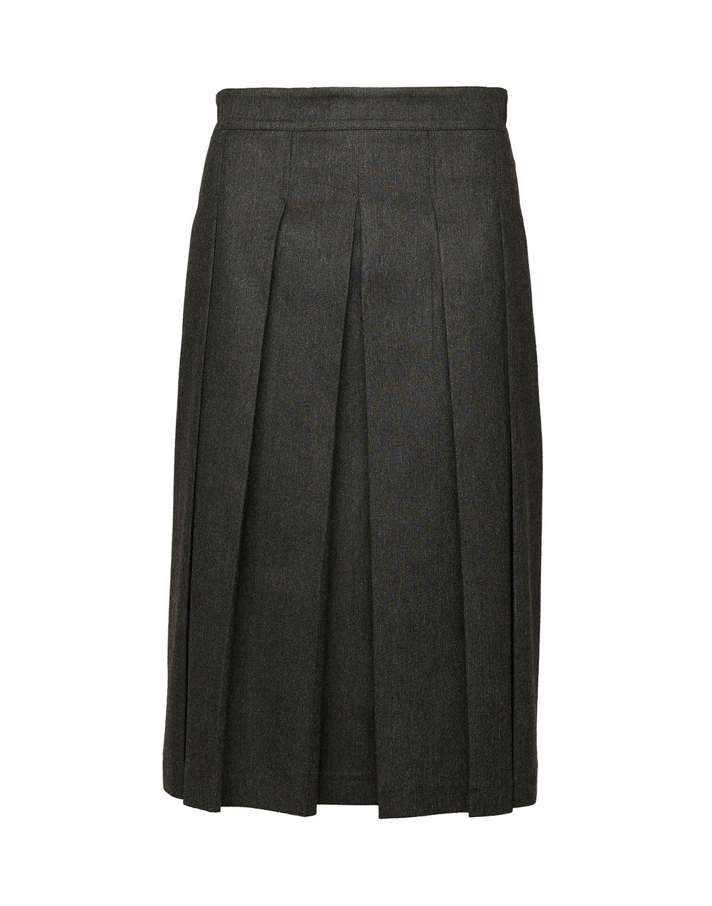 Gonna Douuod Gibeon Longuette in Flanella Stretch a Pieghe Grigio Antracite