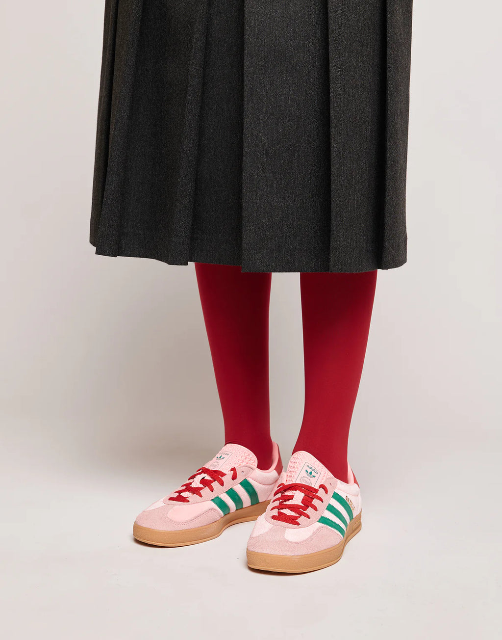 Gonna Douuod Gibeon Longuette in Flanella Stretch a Pieghe Grigio Antracite