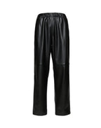 Pantaloni Douuod Spinello in Eco Soft Leather con Vita Elasticizzata