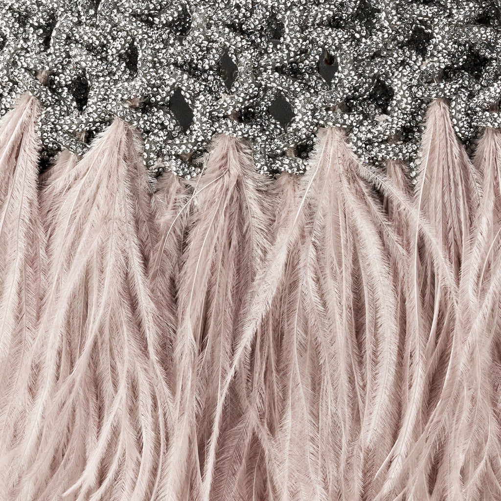 Borsa Hibourama VANNIFIQUE MINI PLUMES CRYSTAL