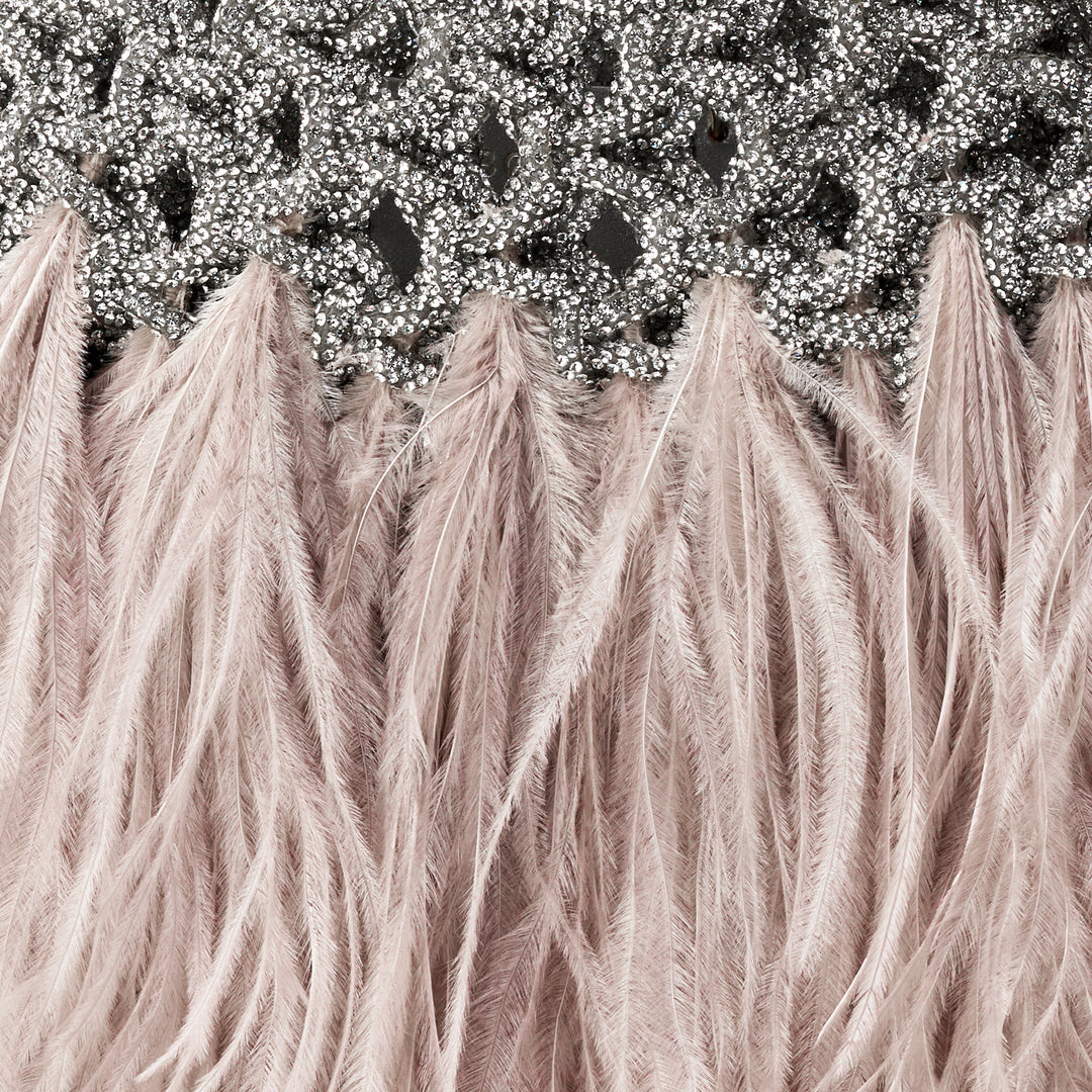 Borsa Hibourama VANNIFIQUE MINI PLUMES CRYSTAL