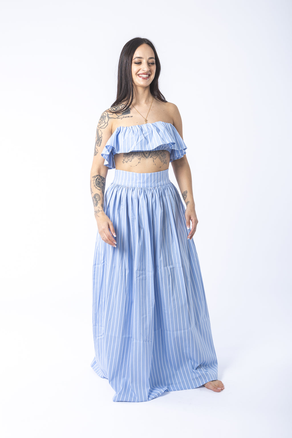 Coordinato Margherita Mazzei a righe